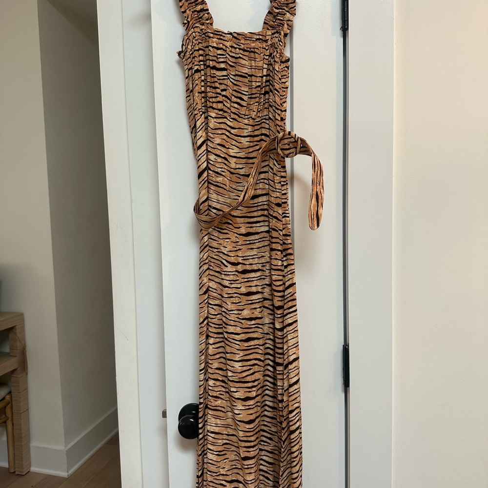 Faithful the Brand Tiger stripe dress